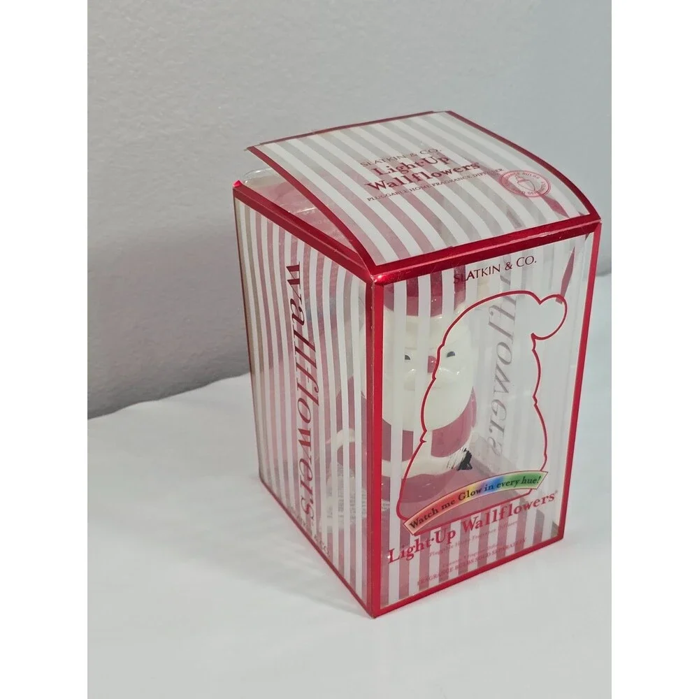 NEW Slatkin Co Light Up Santa Wallflower Bath And Body Home Fragrance Diffuser